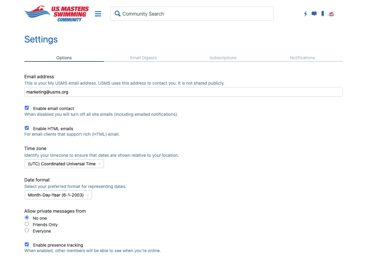 Improved Privacy and Subscription Options